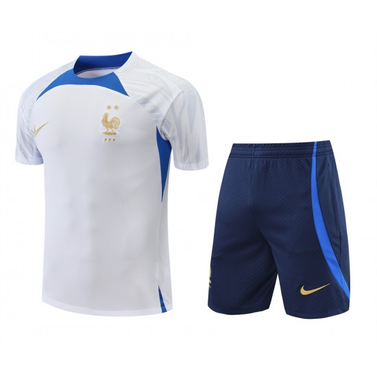 France National Football Team Men Short Sleeves Football Suit 2023