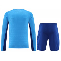 Juventus FC Men Goalkeeper Long Sleeves Football Kit Blue 2024