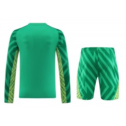 Manchester City FC Men Goalkeeper Long Sleeves Football Kit Green 2024