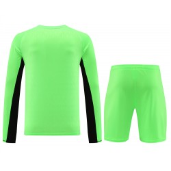 Manchester United FC Men Goalkeeper Long Sleeves Football Kit Green 2024