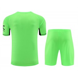 Manchester United FC Men Goalkeeper Short Sleeves Football Kit Green 2024