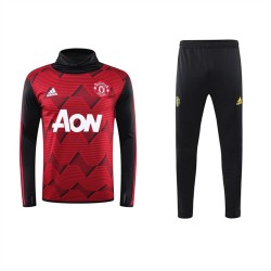 Manchester United FC Men Long Sleeves Fleece Sweatshirt Football Kit