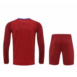 Paris Saint Germain Football Club Men Goalkeeper Long Sleeves Football Kit Wine Red