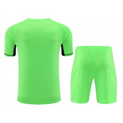 Real Madrid CF Men Goalkeeper Short Sleeves Football Kit Green