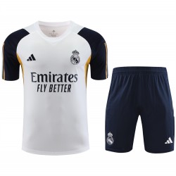 Real Madrid CF Men Short Sleeves Football Suit
