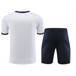 Real Madrid CF Men Short Sleeves Football Suit 2024