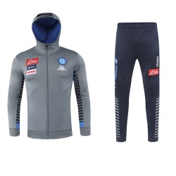 SSC Napoli Men Long Sleeves Jacket Coat Football Set