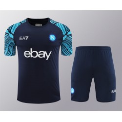 SSC Napoli Men Short Sleeves Football Suit 2024
