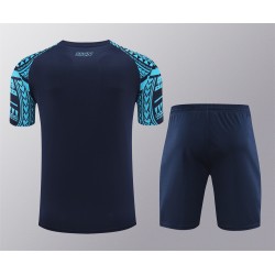 SSC Napoli Men Short Sleeves Football Suit 2024