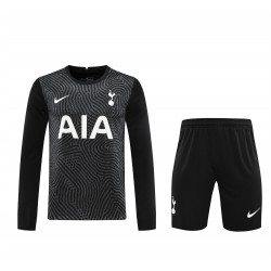 Tottenham Hotspur FC Men Goalkeeper Long Sleeves Football Suit Black