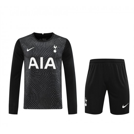 Tottenham Hotspur FC Men Goalkeeper Long Sleeves Football Suit Black