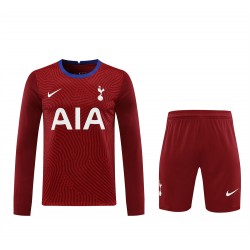 Tottenham Hotspur FC Men Goalkeeper Long Sleeves Football Suit Wine Red