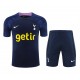 Tottenham Hotspur FC Men Short Sleeves Football Kit Dark Blue 2024