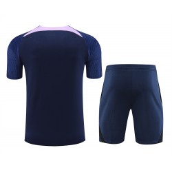 Tottenham Hotspur FC Men Short Sleeves Football Kit Dark Blue 2024