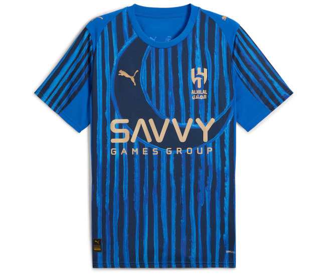 Al Hilal Saudi FC KidSuper x Puma Mens Home Soccer Jersey 2025