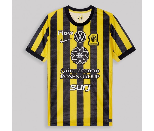 Al-Ittihad Club Mens Home Soccer Jersey 2025