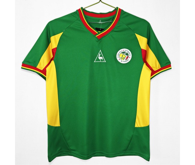 Senegal Men Away Retro Soccer Jersey 2002 Senegal Men Away Retro Soccer Jersey 2002