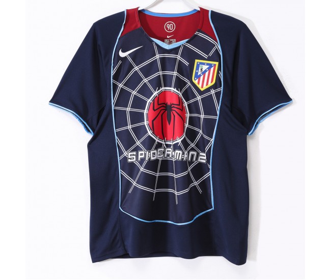 Atletico Madrid Men Away Retro Soccer Jersey 2004