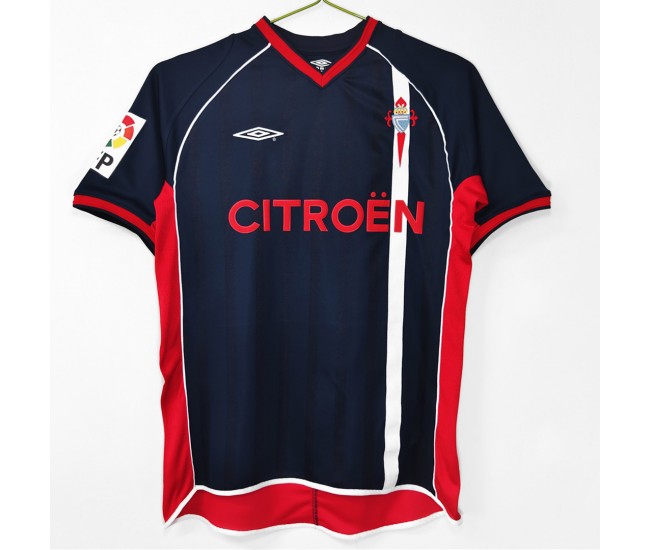 RC Celta Men Away Retro Soccer Jersey 2001