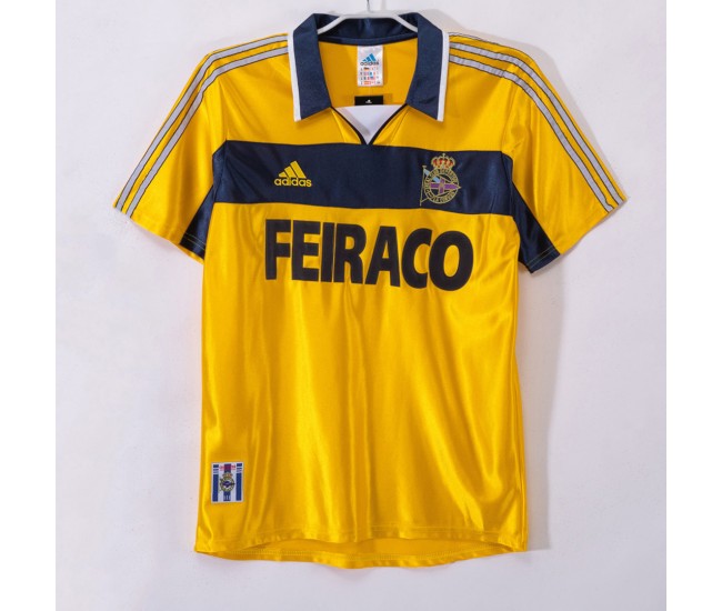RC Deportivo Men Third Retro Soccer Jersey 1999