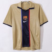 FC Barcelona Men Away Retro Soccer Jersey 2001