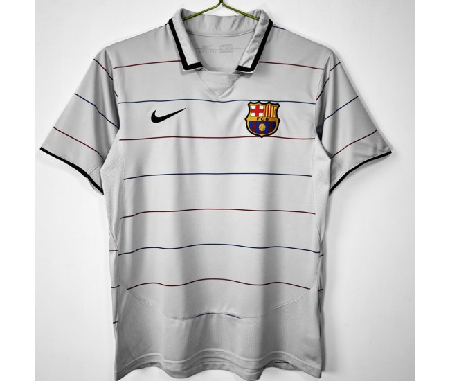 FC Barcelona Men Away Retro Soccer Jersey 2003 FC Barcelona Men Away Retro Soccer Jersey 2003