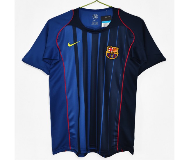 FC Barcelona Men Away Retro Soccer Jersey 2004 FC Barcelona Men Away Retro Soccer Jersey 2004