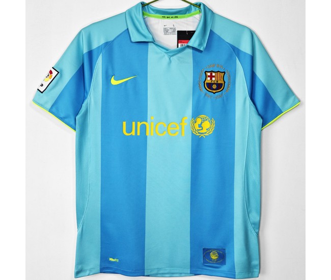 FC Barcelona Men Away Retro Soccer Jersey 2007
