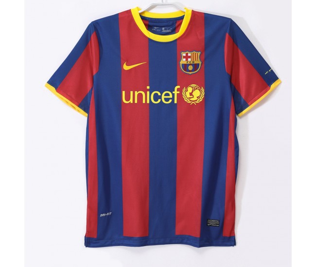 FC Barcelona Men Home Retro Soccer Jersey 2010