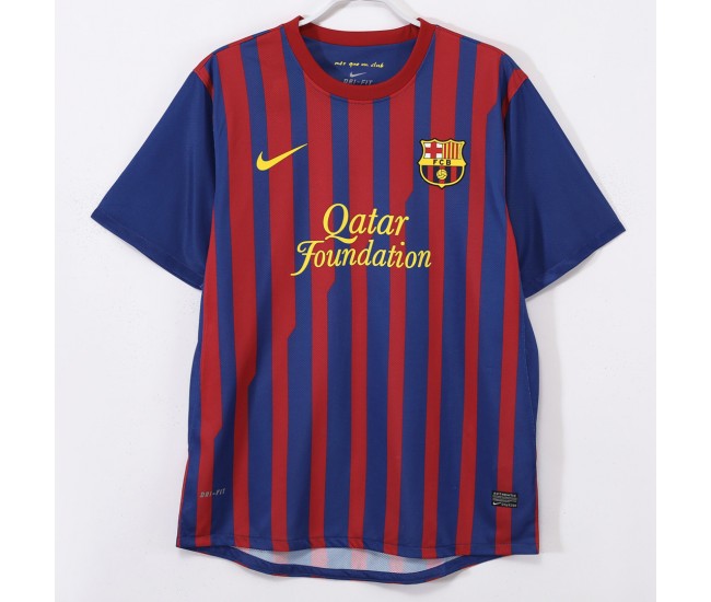 FC Barcelona Men Home Retro Soccer Jersey 2011