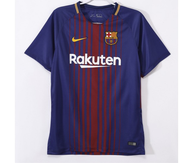 FC Barcelona Men Home Retro Soccer Jersey 2017