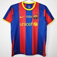 FC Barcelona Men Home UEFA Euro Soccer Jersey 2010