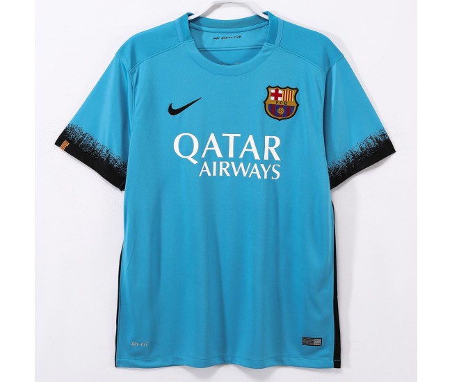 FC Barcelona Men Third Retro Soccer Jersey 2015