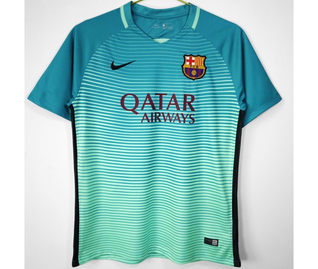 FC Barcelona Men Third Retro Soccer Jersey 2016
