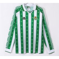Real Betis Men Home Long Sleeve Retro Soccer Jersey 1995 Real Betis Men Home Long Sleeve Retro Soccer Jersey 1995