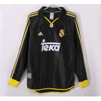Real Madrid Men Away Long Sleeve Retro Soccer Jersey 1999 Real Madrid Men Away Long Sleeve Retro Soccer Jersey 1999