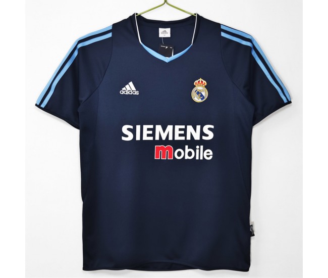 Real Madrid Men Away Retro Soccer Jersey 2003