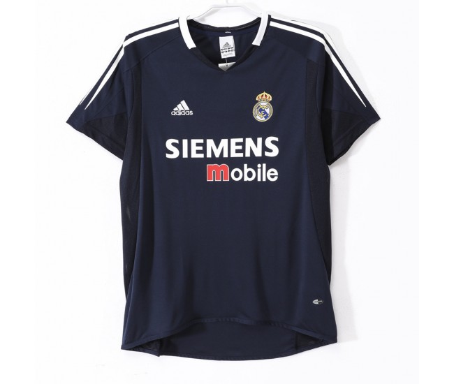 Real Madrid Men Away Retro Soccer Jersey 2004