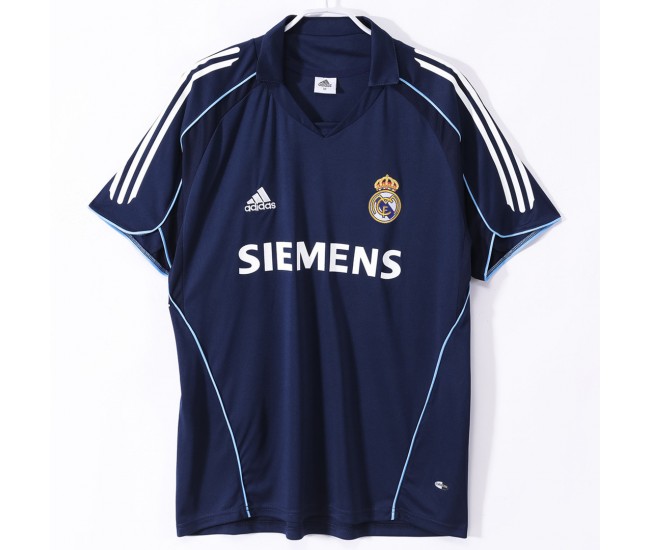 Real Madrid Men Away Retro Soccer Jersey 2005