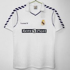 Real Madrid Men Home Retro Soccer Jersey 1988 Real Madrid Men Home Retro Soccer Jersey 1988