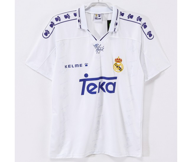 Real Madrid Men Home Retro Soccer Jersey 1994