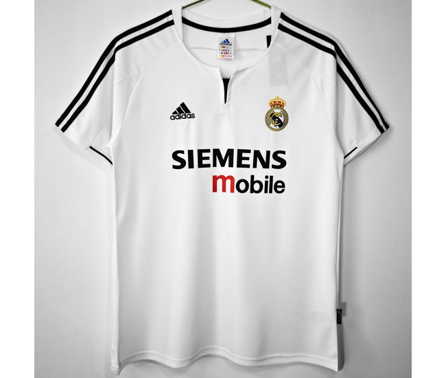 Real Madrid Men Home Retro Soccer Jersey 2003