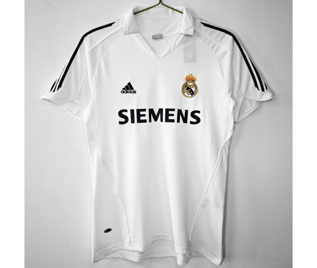 Real Madrid Men Home Retro Soccer Jersey 2005