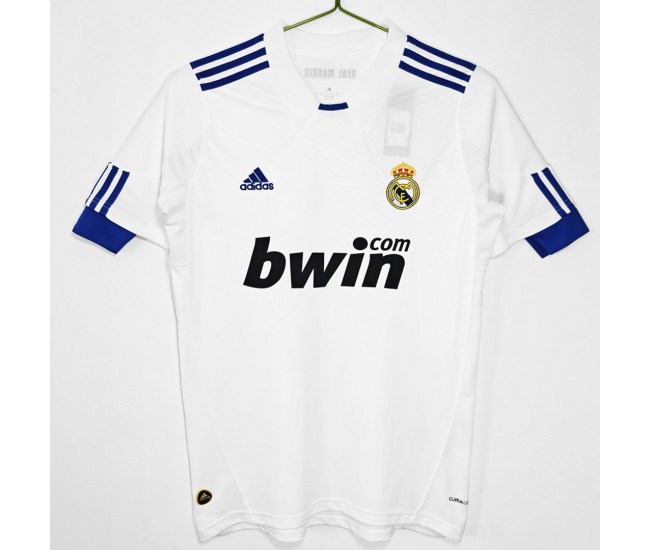 Real Madrid Men Home Retro Soccer Jersey 2010
