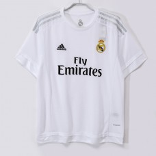 Real Madrid Men Home Retro Soccer Jersey 2015 Real Madrid Men Home Retro Soccer Jersey 2015