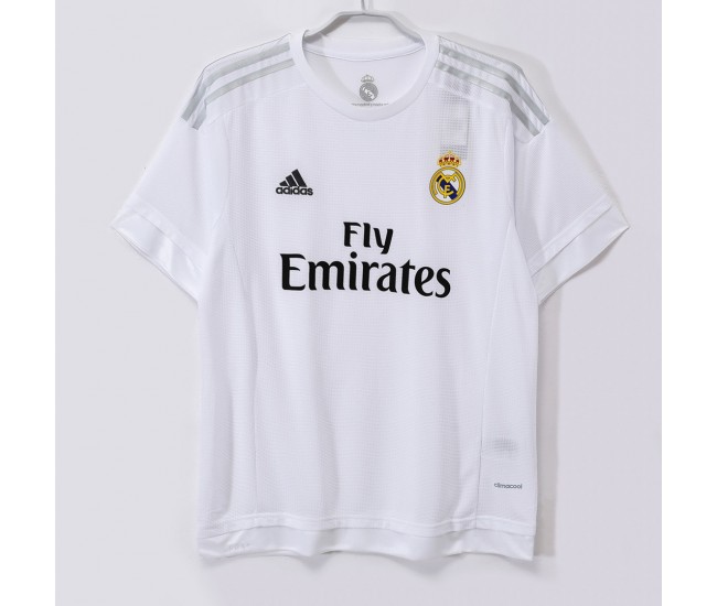 Real Madrid Men Home Retro Soccer Jersey 2015