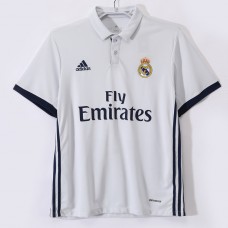 Real Madrid Men Home Retro Soccer Jersey 2016 Real Madrid Men Home Retro Soccer Jersey 2016