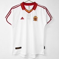 Spain Men Away Retro Soccer Jersey 2000 Spain Men Away Retro Soccer Jersey 2000