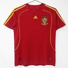 Spain Men Home Retro Soccer Jersey 2008 Spain Men Home Retro Soccer Jersey 2008
