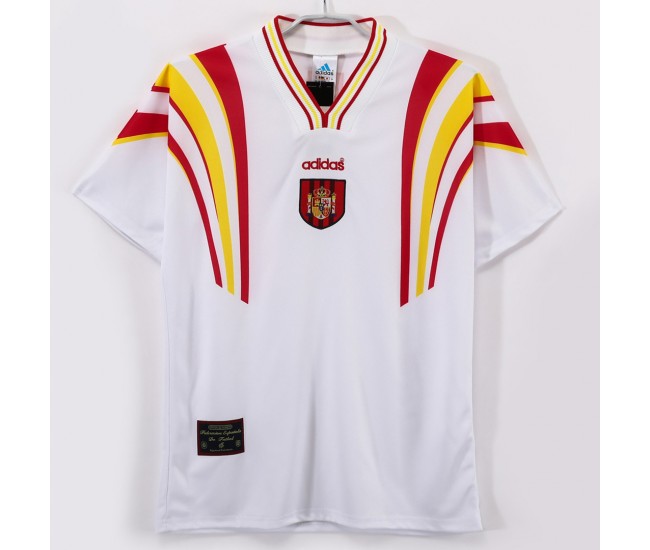 Spain Men Third Retro Soccer Jersey 1996